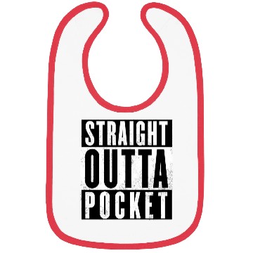 Discover Straight Outta Pocket Bibs
