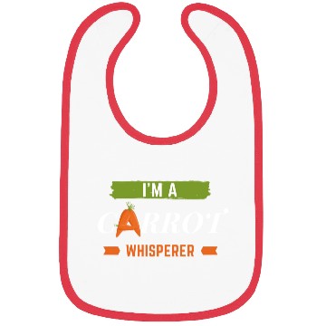 Discover Im a carrot whisperer Bibs