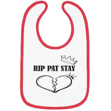 Discover REST IN PEACE PAT STAY Bibs
