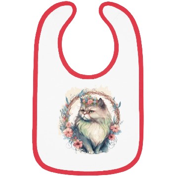 Discover Cute Persian Cat Flower Crown Cats Pet Kitten Bibs