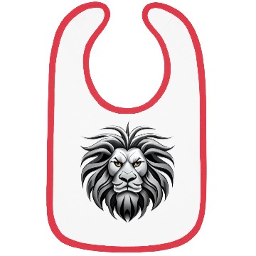 Discover Angry Lion Bibs