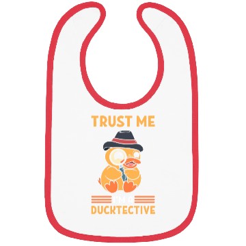 Discover Detective Duck Private Detective Bibs
