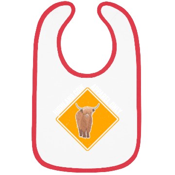 Discover Highland Cow Apparel Only Bibs