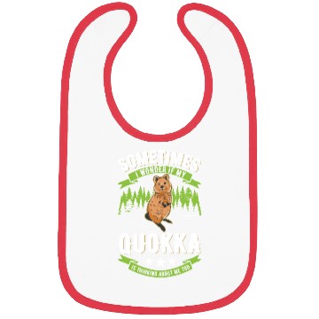 Discover Quokka Gift Short-tailed Kangaroo Bibs