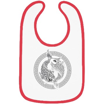 Discover Yin Yang Koi Fish Bibs