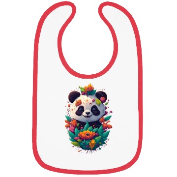 Discover Cute baby panda Bibs
