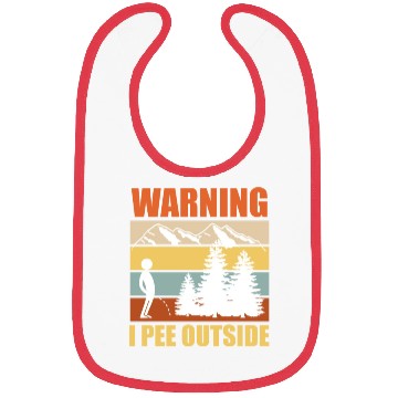 Discover Wanderlust funny I love peeing outside Bibs