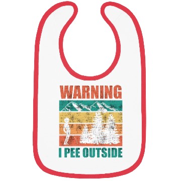 Discover Wanderlust funny I love peeing outside Bibs