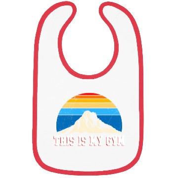 Discover This is my Gym Hiker Mountain lover Hiking Bibs