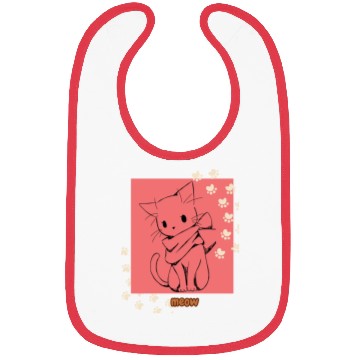 Discover meow cat for cat lover Bibs