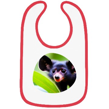 Discover Cute Aye-Aye Lemur Bibs