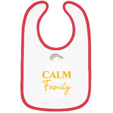 Discover Keep Calm I'm A Family Historian Genealogist Bibs