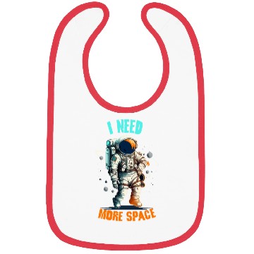 Discover I Need More Space Bibs