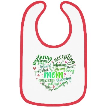 Discover Mother's Day Heart SVG Bundle. Bibs