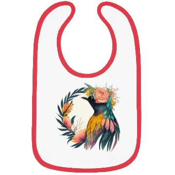 Discover Cute Bird Of Paradise Bird Flower Crown Pet Birds Bibs