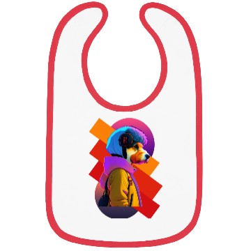 Discover Retro Chic Meets Punk Edge: The Schnauzer Style Bibs