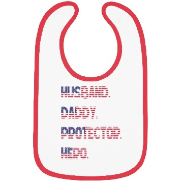 Discover Husband Daddy Protector Hero Bibs