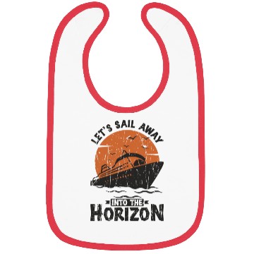 Discover Let's sail away into the horizon - Cruise Bibs