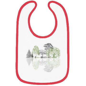 Discover Forest Reflection Nature Trees Woods Bibs