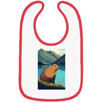 Discover Capybara Nature Capibara Bibs