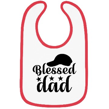 Discover Blessed dad 2 Bibs