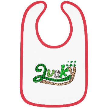Discover Lucky Of The Irish shamrock Charms Bibs