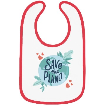 Discover Save The Planet Quote, unique Eath Day Graphic Bibs
