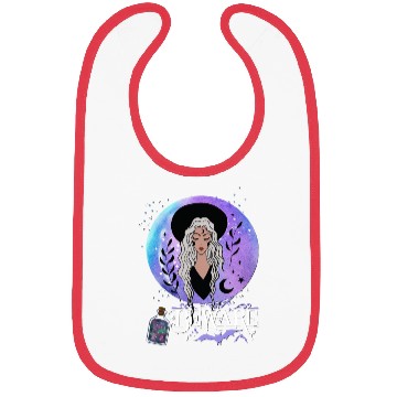 Discover Magic Witch Tarot cards Beware potion witchy hat Bibs