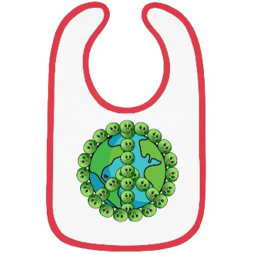Discover Funny peas on earth Bibs