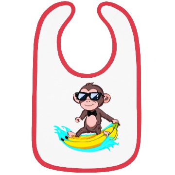 Discover Funky Monkey Business Bibs