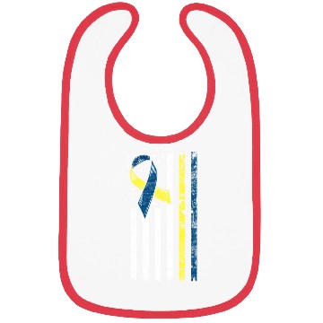 Discover Down Syndrome Usa Grunge Bibs