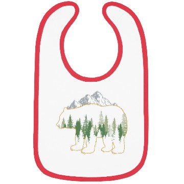 Discover Grizzly Mountain Wildlife Bear Bibs