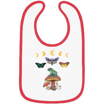 Discover Cottagecore Cottage Core Frog Goblincore Bibs