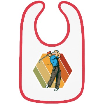 Discover Golf Vintage Rectangle Retro Bibs