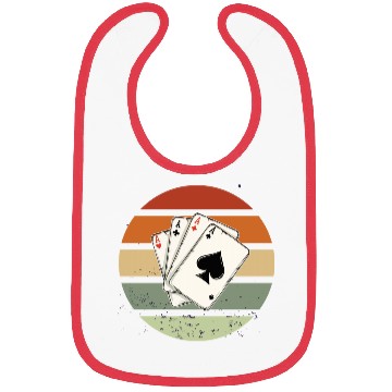 Discover Playing Cards For Bridge Player Bibs