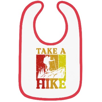 Discover Take a Hike Wanderlust Hiker Hiking Mountains Bibs