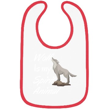 Discover Wolf Is My Spirit Animal Bibs
