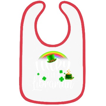 Discover Irish Lucky To Be A Librarian St Patricks Day Bibs