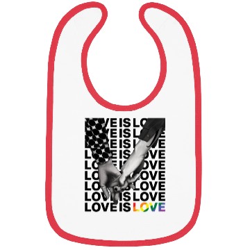 Discover LOVE IS LOVE Bibs