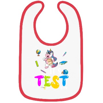 Discover Its Test Day Cute Testing Day Teacher Student Bibs