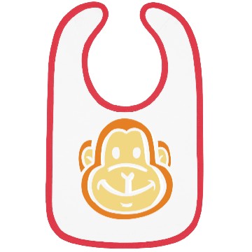 Discover Monkey Primate Chimpanzee Bibs
