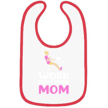 Discover Mothers Day Remote Worker Work From Home Mom Bibs