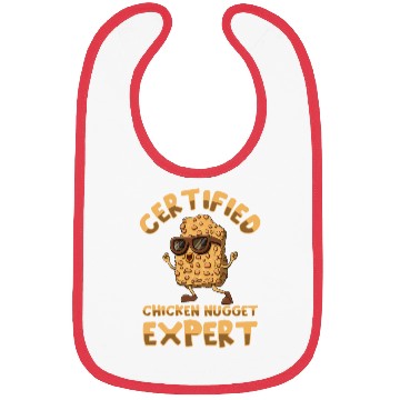 Discover Certified Chicken Nugget Expert Nugget Lover Bibs