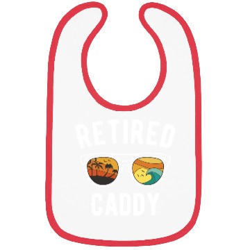 Discover Retirement Beach Caddy Sunglasses Design Bibs