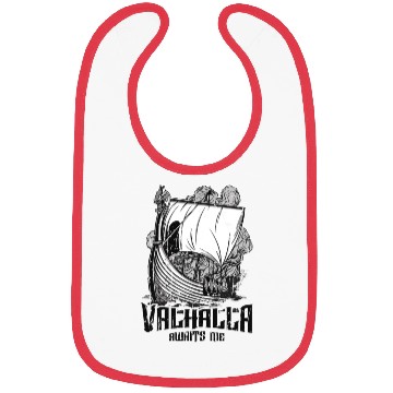 Discover Valhalla awaits me - Viking Bibs