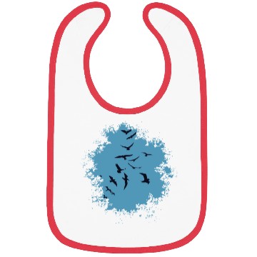 Discover Flying Birds Bibs