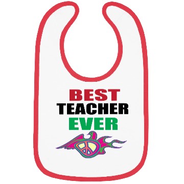 Discover Best Teacher Ever, Teacher appreciation Gift Bibs