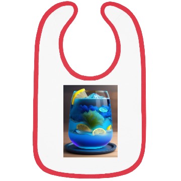 Discover Electric Blue Lemonade Bibs