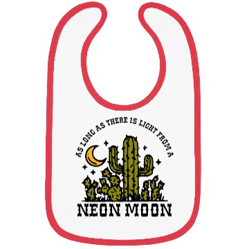 Discover AS LONG AS THERE IS LIGHT FROM A NEON MOON Bibs