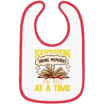 Discover Scrapbooking saving Memories One Page At A Time Bibs